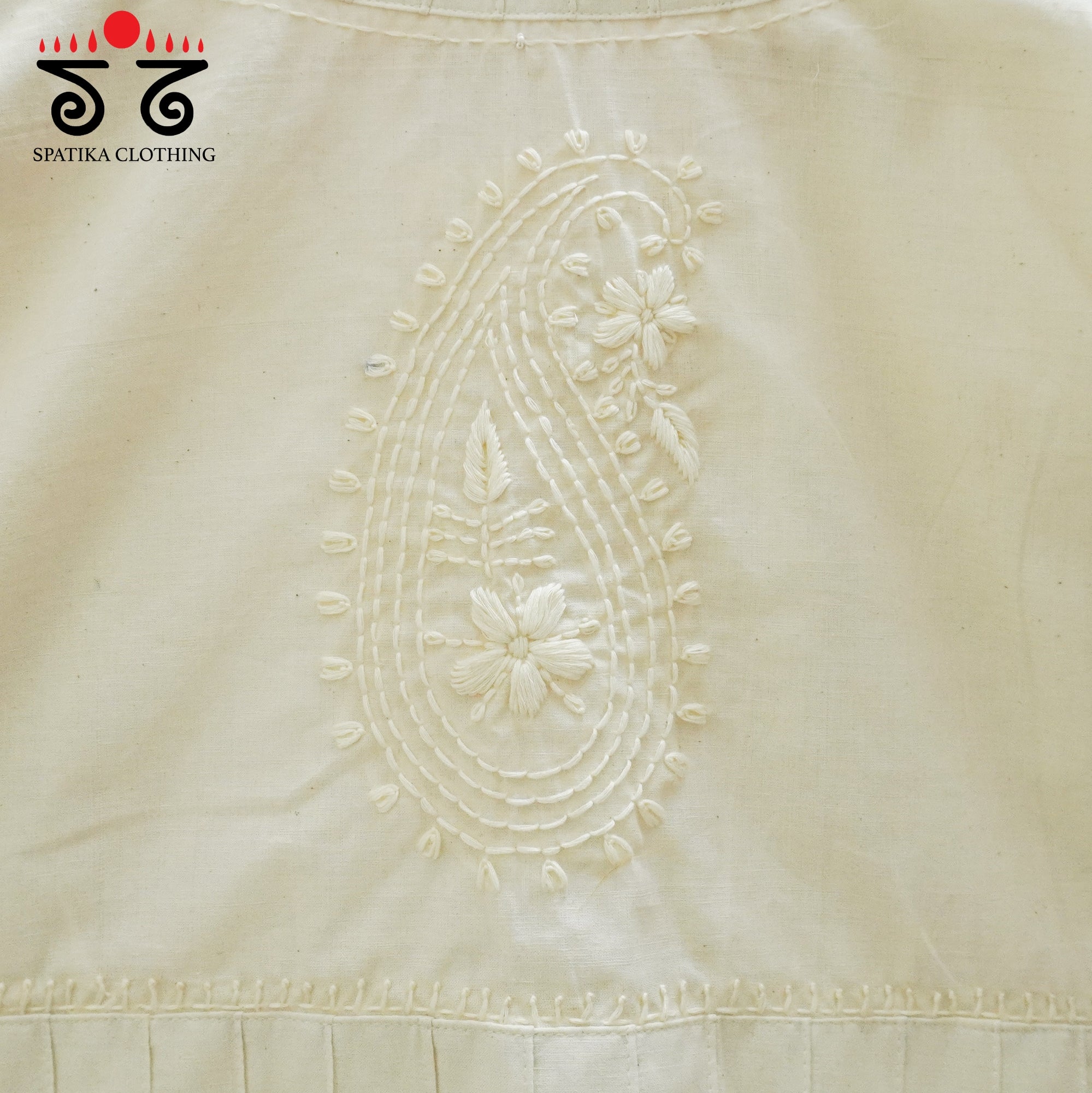 Chikan & Lace Blouse