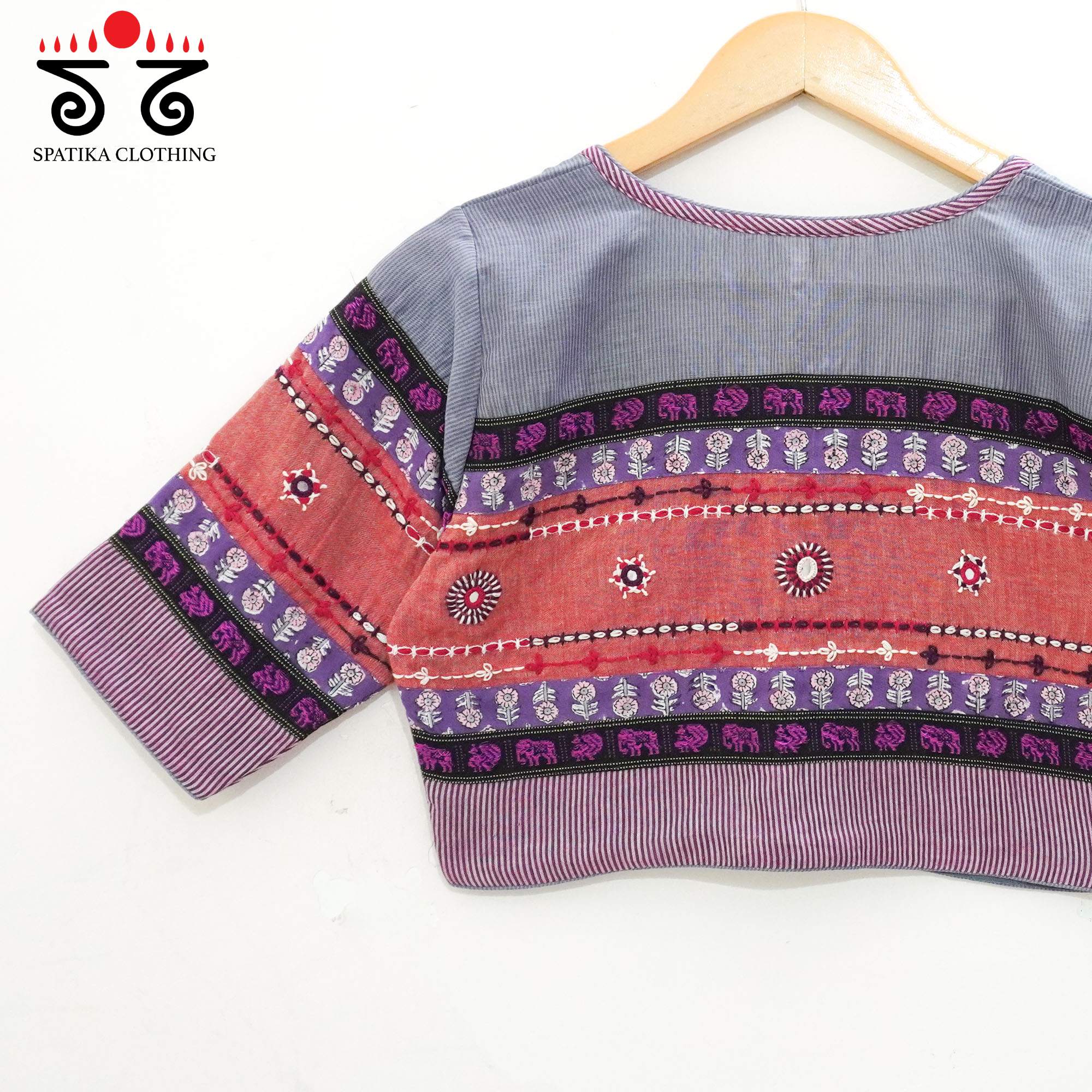 The Lavender Lambani Blouse