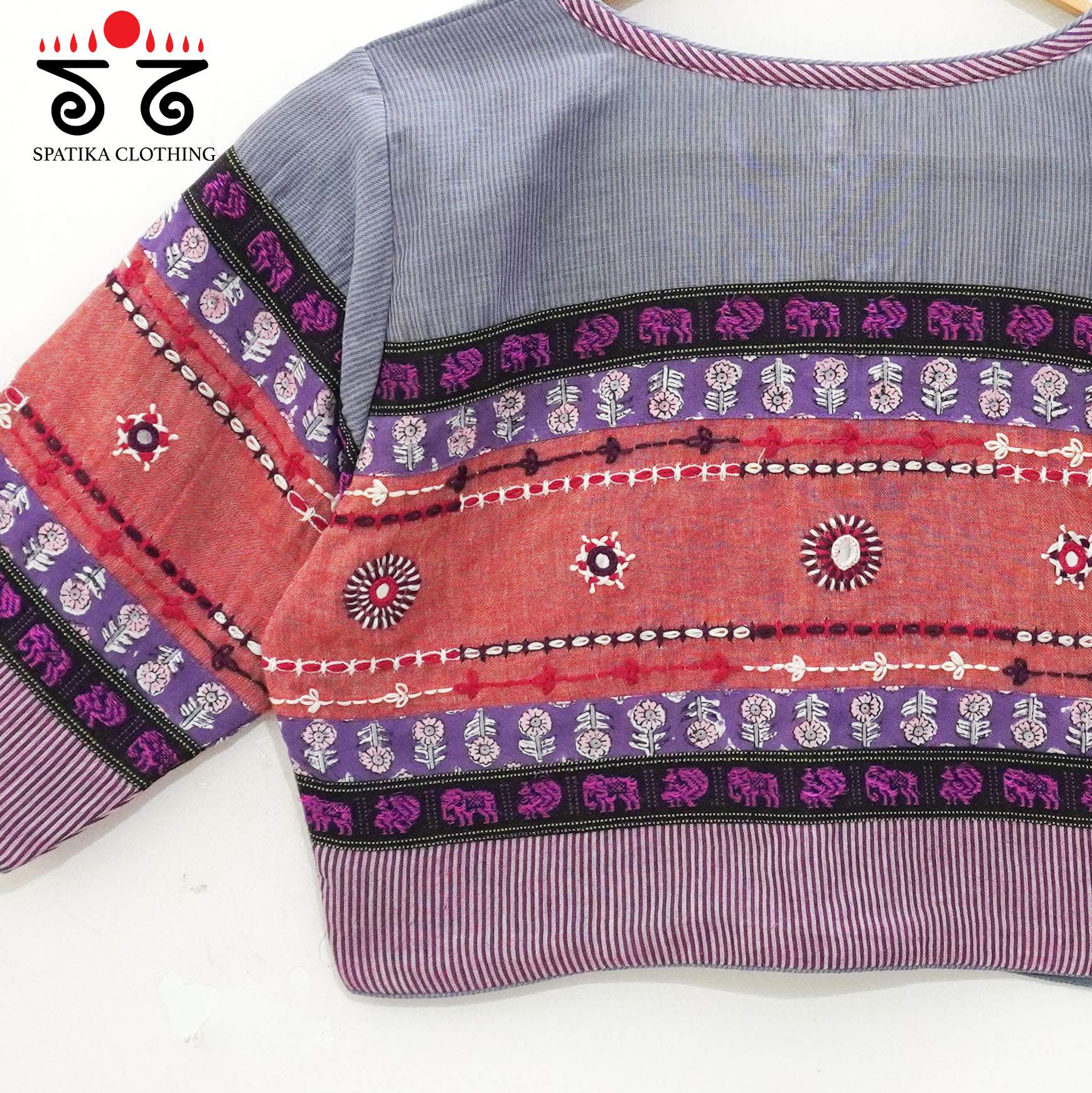 The Lavender Lambani Blouse