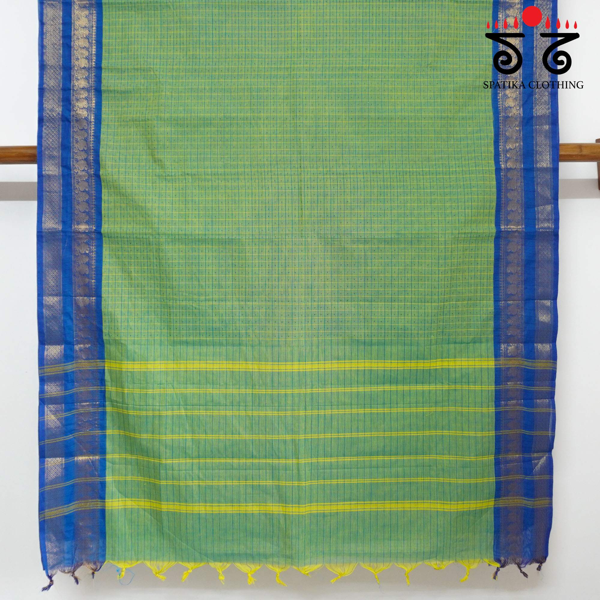 Green Chettinad Cotton Saree
