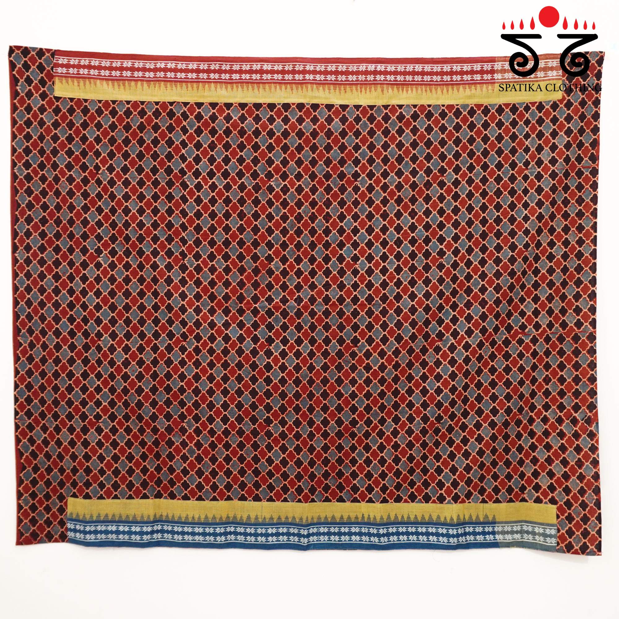 Anar Yellow Ponduru Handspun Cotton Saree With Special Blouse