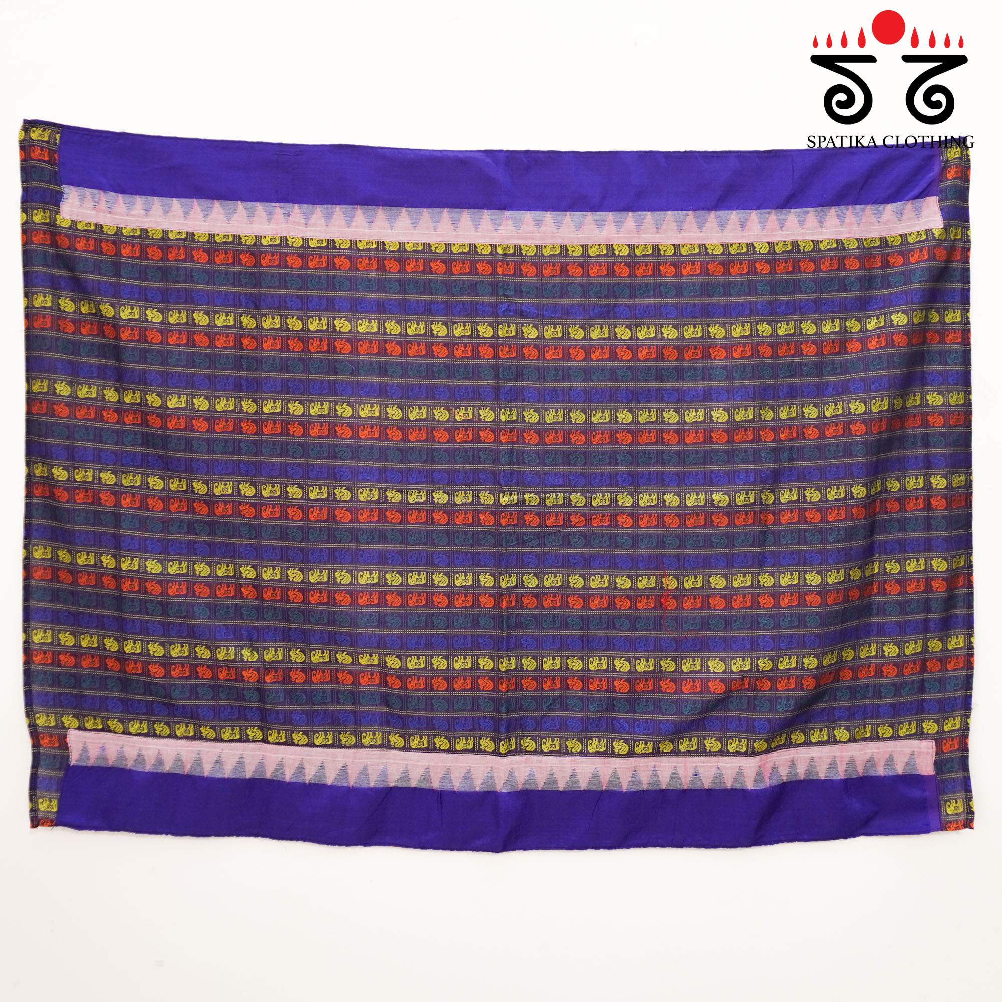 Pink Ponduru Handspun Cotton Saree With Special Blouse