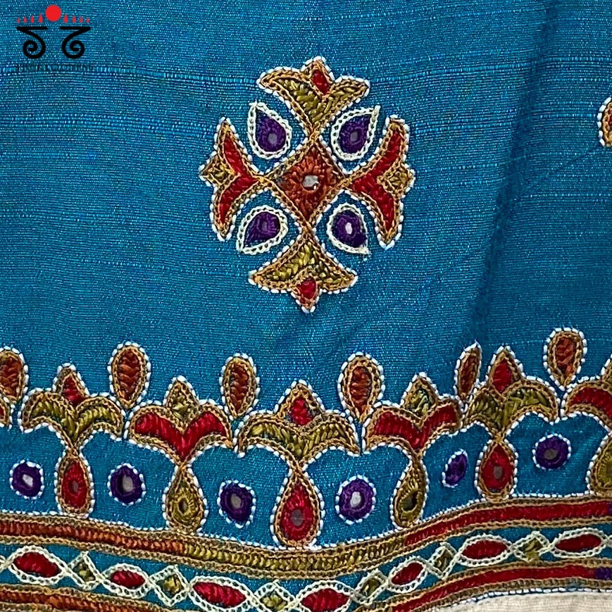Ikat Hand - Embroidered Blouse