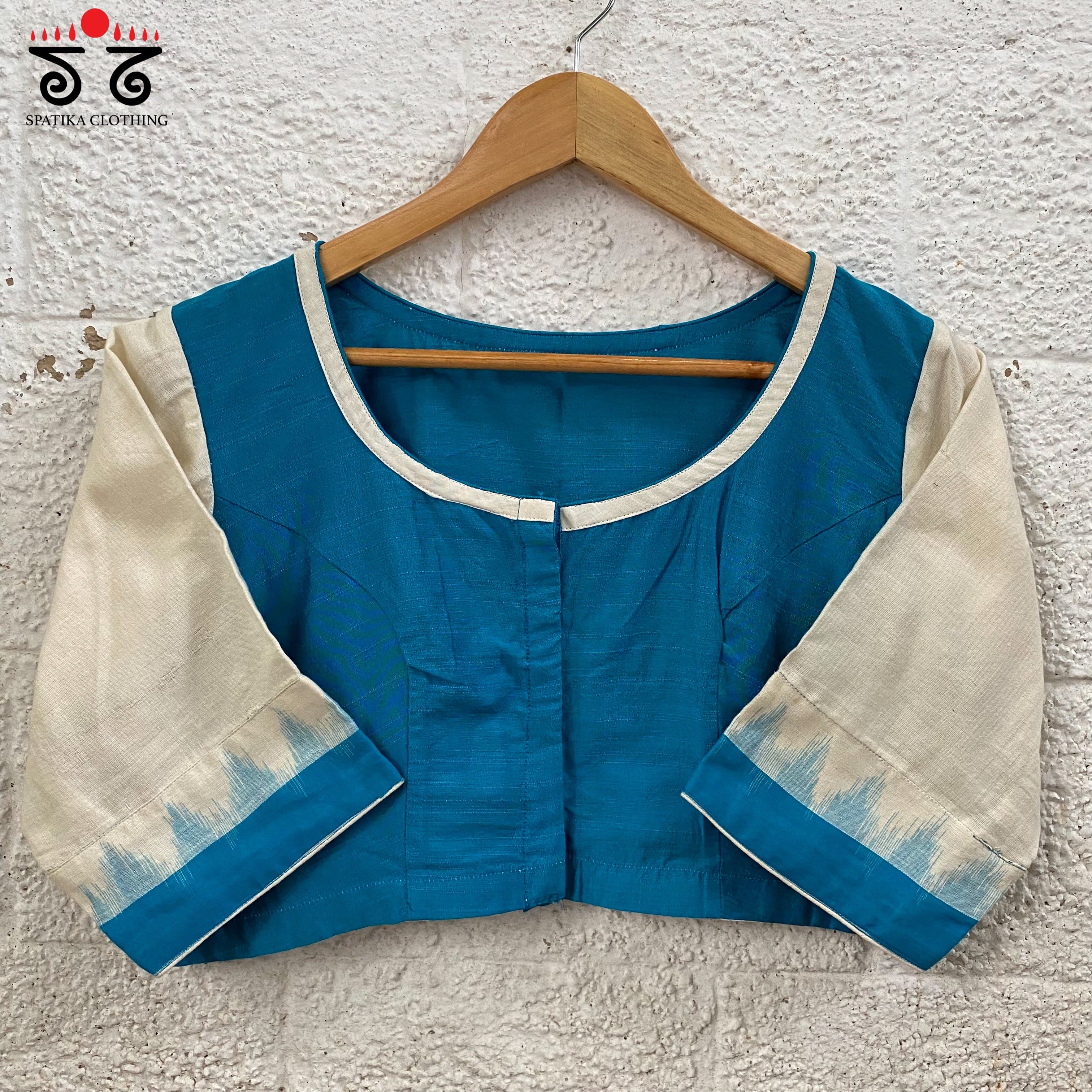 Ikat Hand - Embroidered Blouse