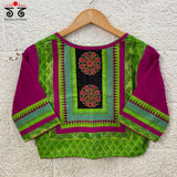 Hand - Embroidery on Soft Cotton Blouse