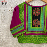 Hand - Embroidery on Soft Cotton Blouse