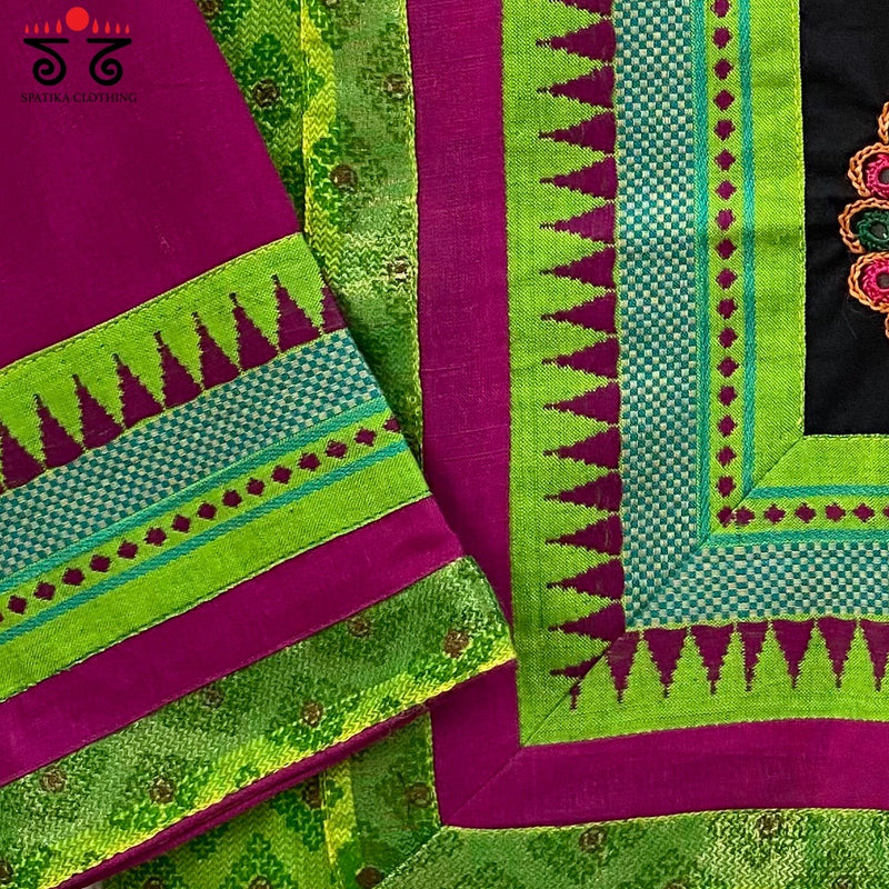 Hand - Embroidery on Soft Cotton Blouse