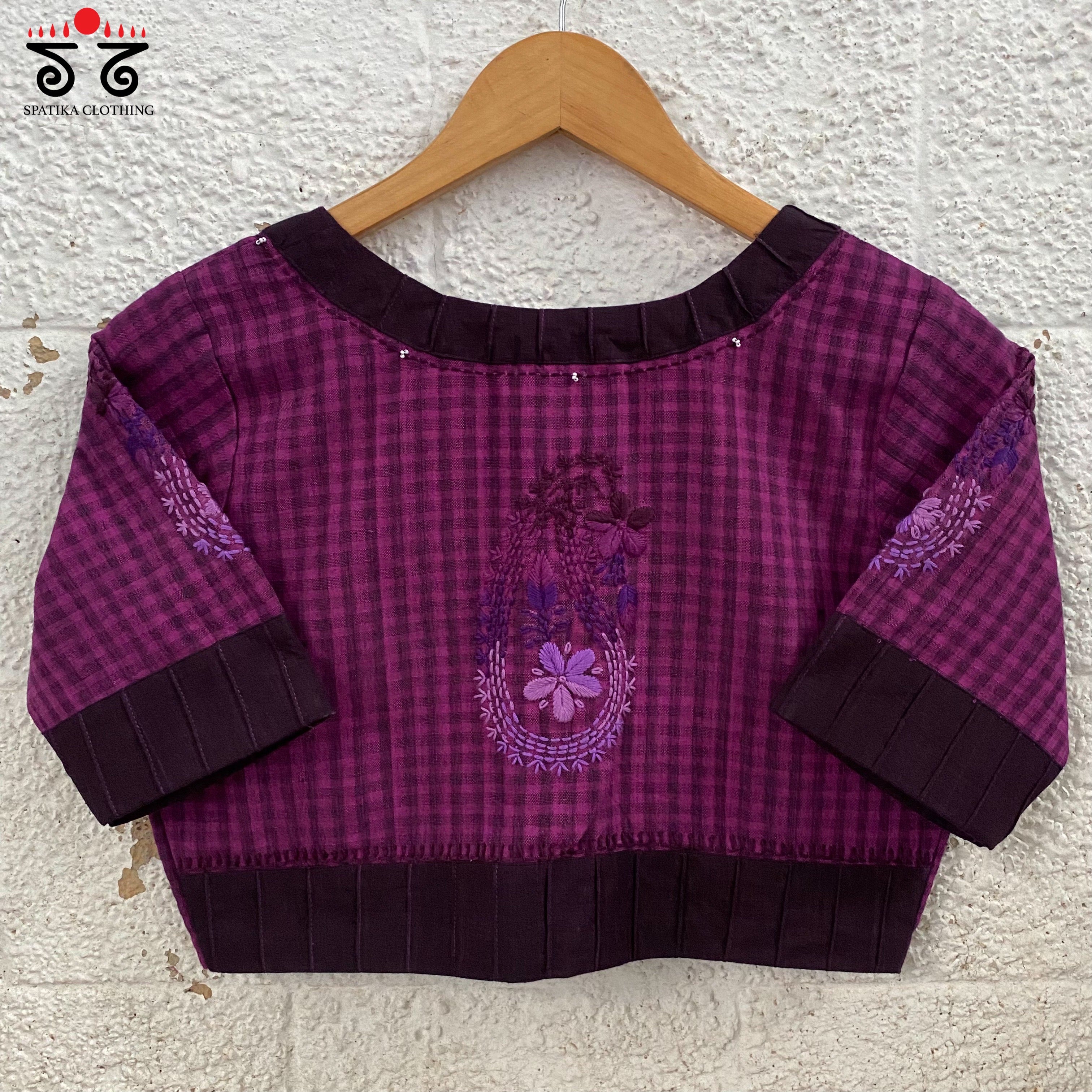 Chikan Hand - Embroidered Blouse