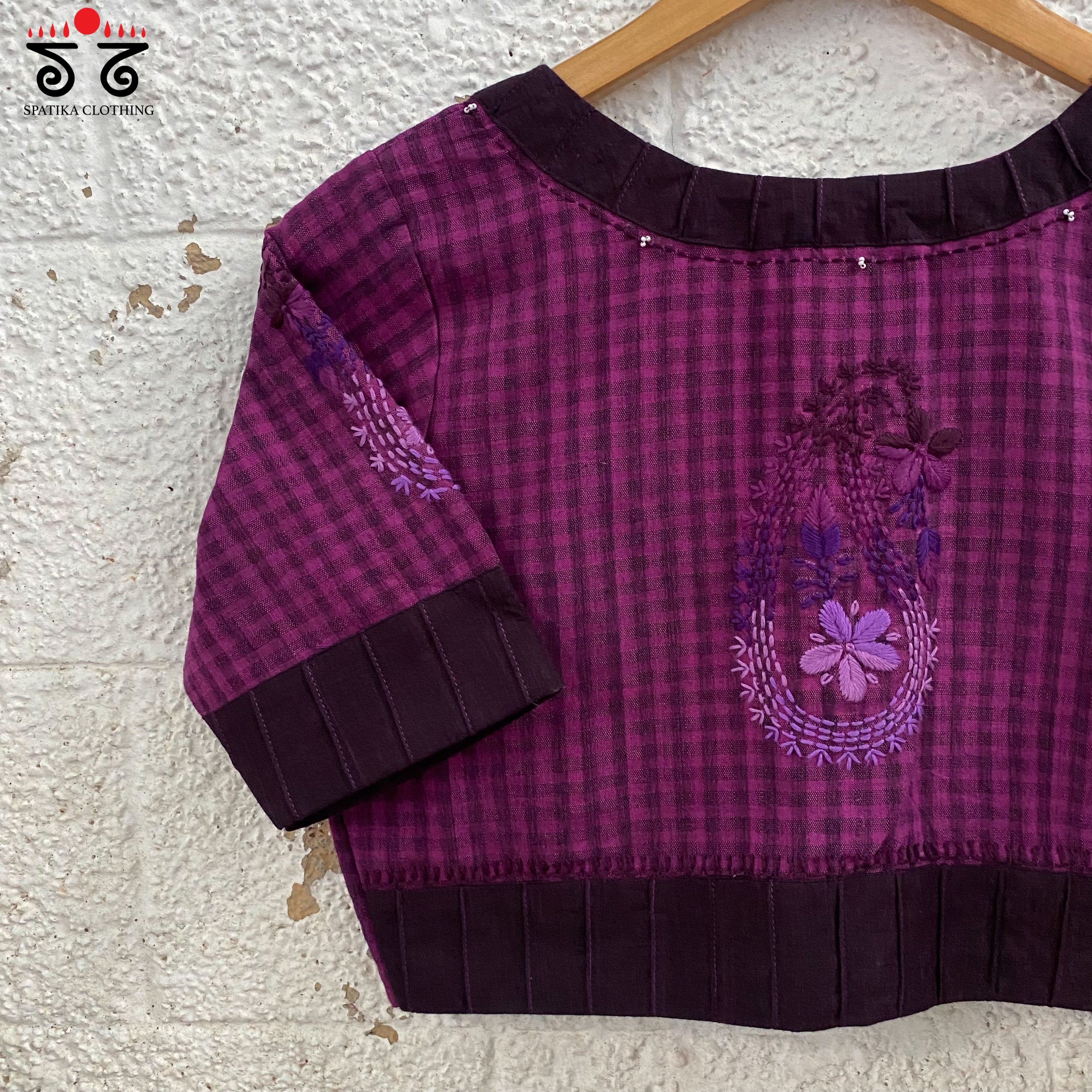 Chikan Hand - Embroidered Blouse