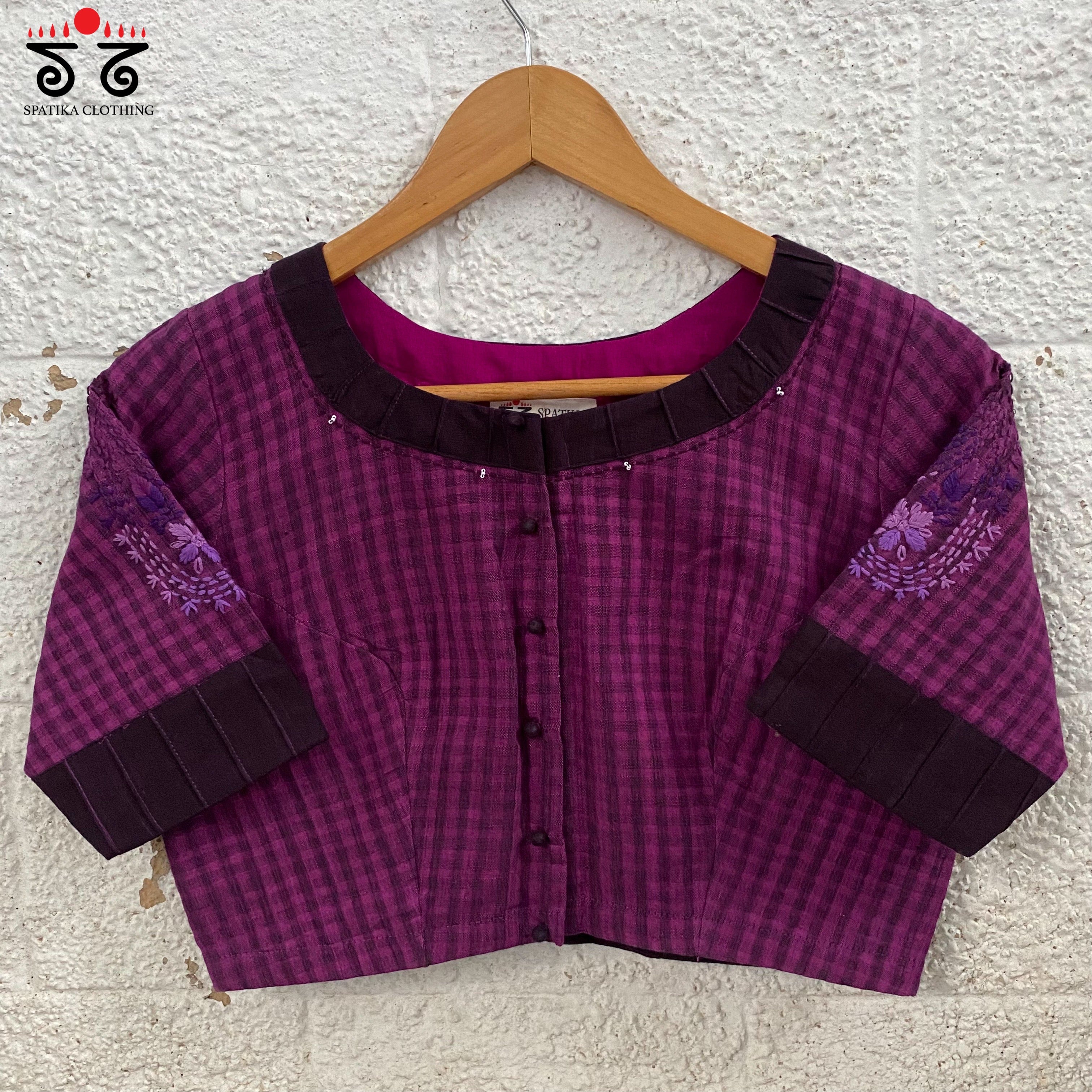 Chikan Hand - Embroidered Blouse