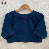 Jamdhani Frilled Blouse