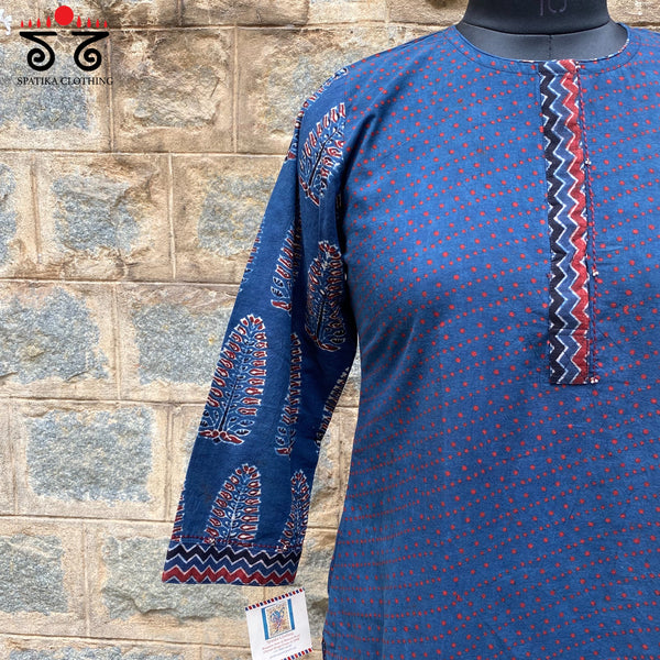 Ajrak Hand - Blockprinted Kurta
