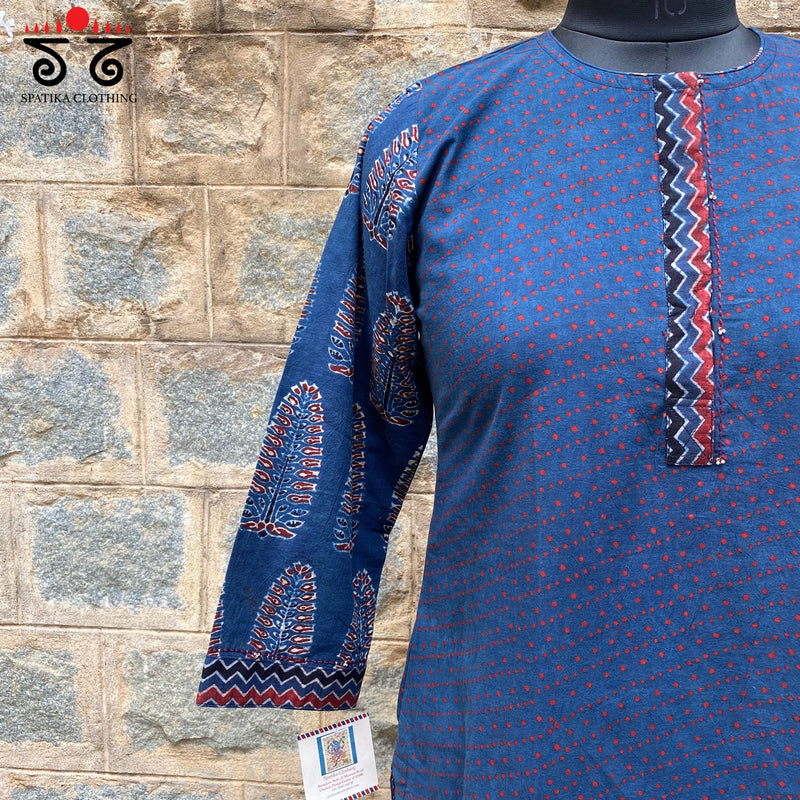 Ajrak Hand - Blockprinted Kurta