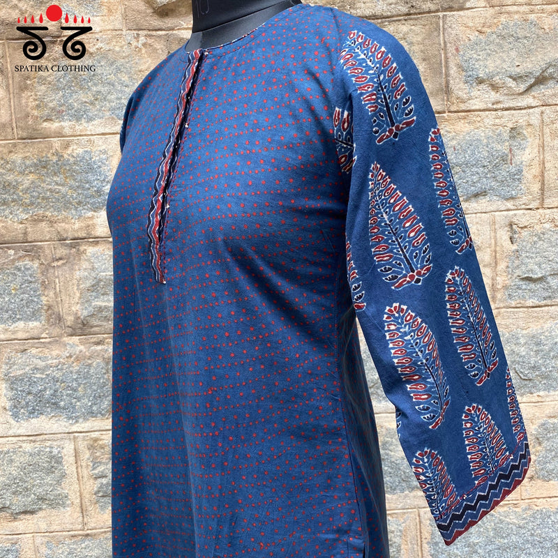 Ajrak Hand - Blockprinted Kurta