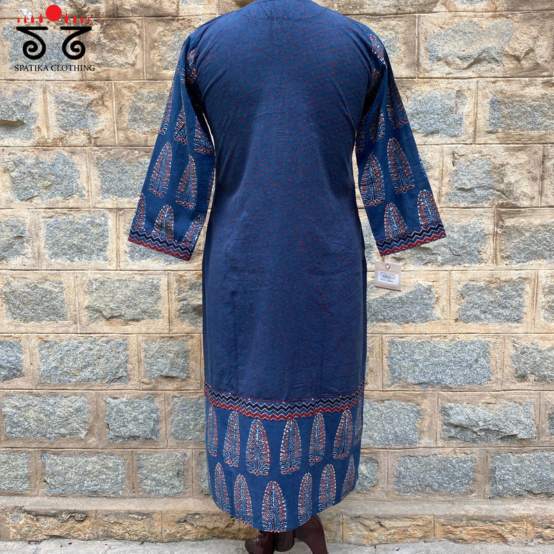 Ajrak Hand - Blockprinted Kurta
