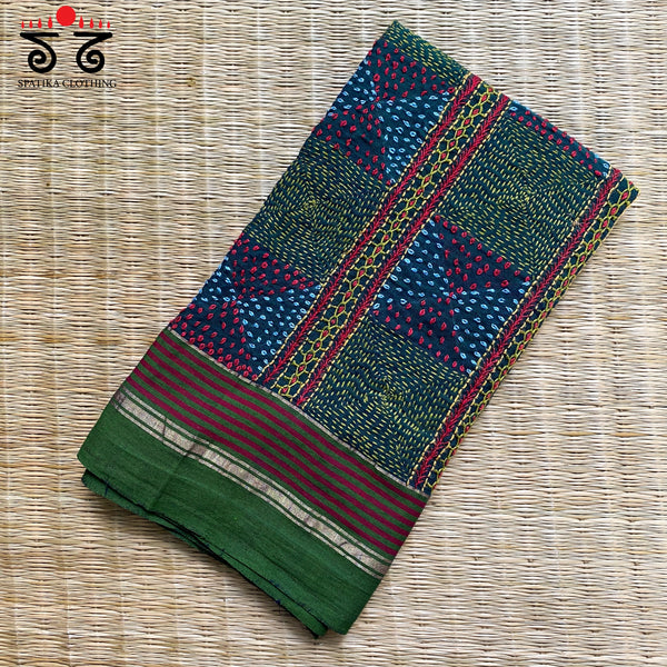 Banjara Hand - Embroidered Blouse Fabric