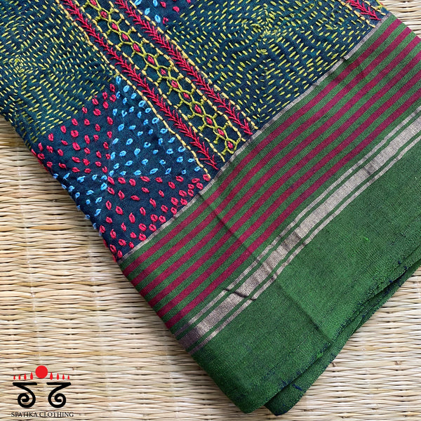 Banjara Hand - Embroidered Blouse Fabric