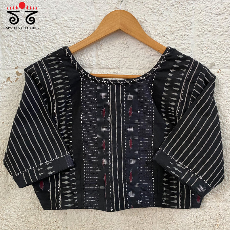 Monochrome Handcrafted Blouse