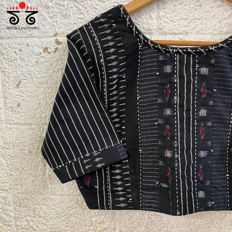Monochrome Handcrafted Blouse