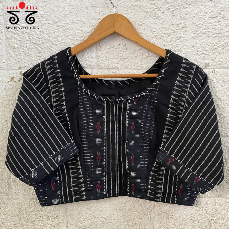 Monochrome Handcrafted Blouse