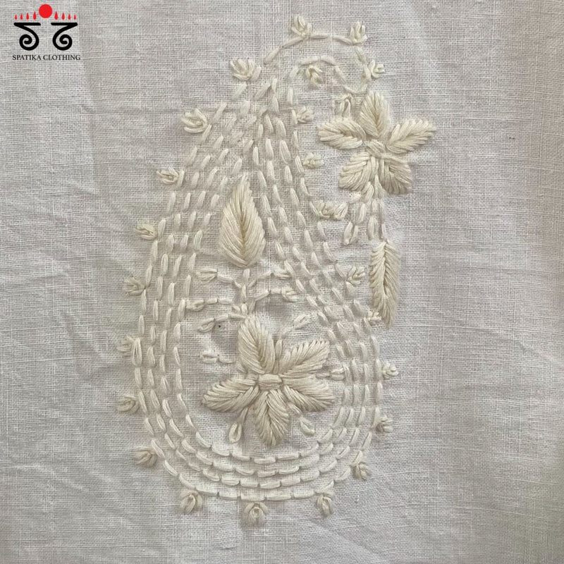 Chikan & Lace Blouse