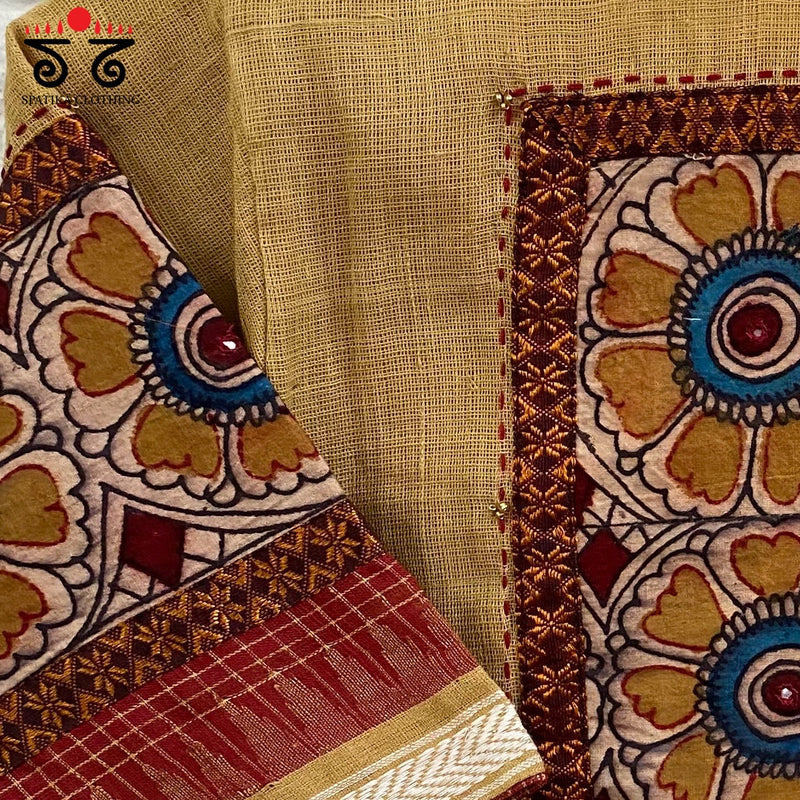Ponduru - Pen Kalamkari Patchwork Blouse