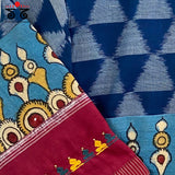 Pen Kalamkari - Ikat Blouse