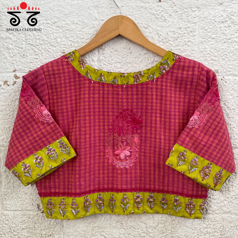 Chikan Hand - Embroidered Blouse