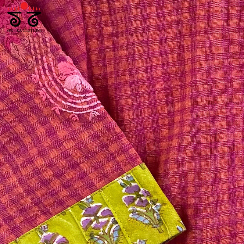 Chikan Hand - Embroidered Blouse