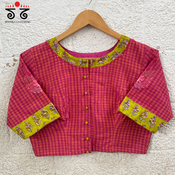 Chikan Hand - Embroidered Blouse