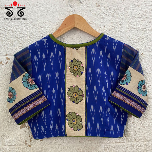 Ikat - Pen Kalamkari Handcrafted Blouse