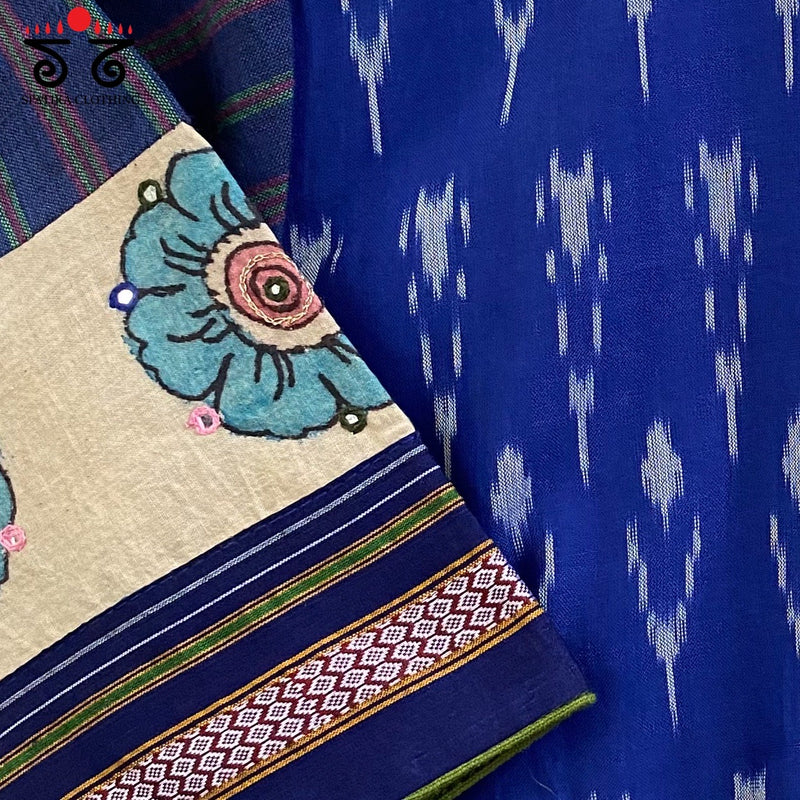 Ikat - Pen Kalamkari Handcrafted Blouse