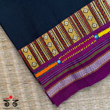 Hand- Embroidered Khun Blouse Fabric