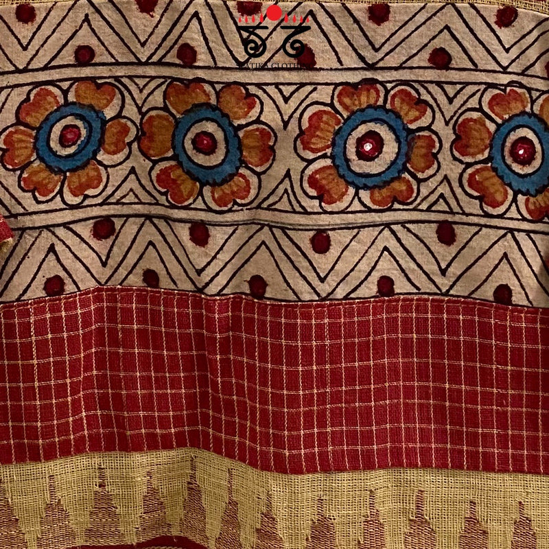 Ponduru - Pen Kalamkari Border Blouse