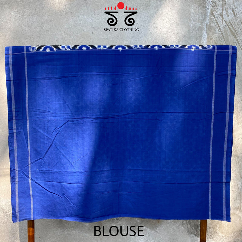 Telia Rumal Ikat Cotton Saree