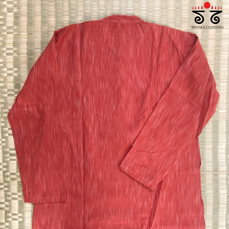 Men's Handwoven Cotton Long Kurta