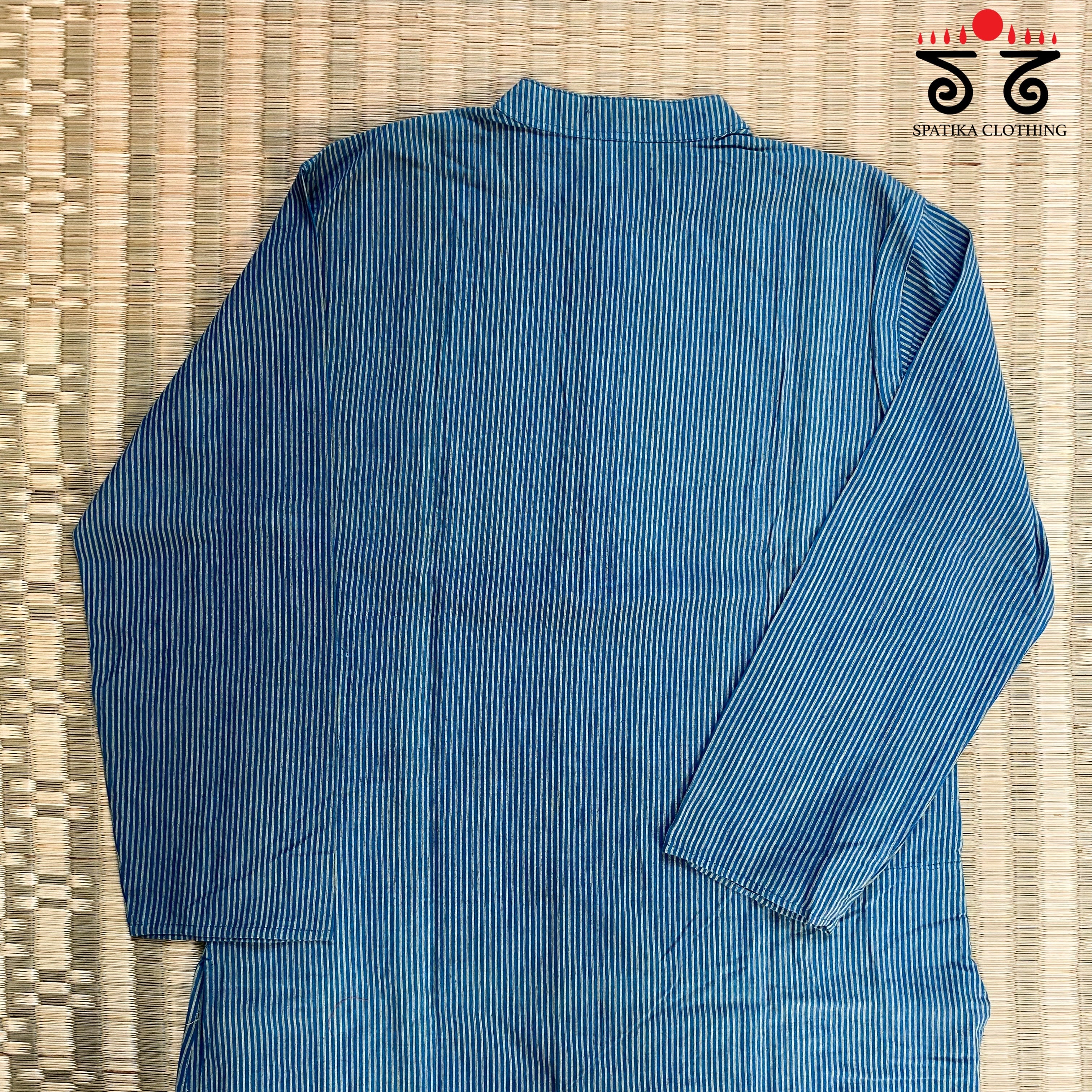 Men's Handwoven Cotton Long Kurta