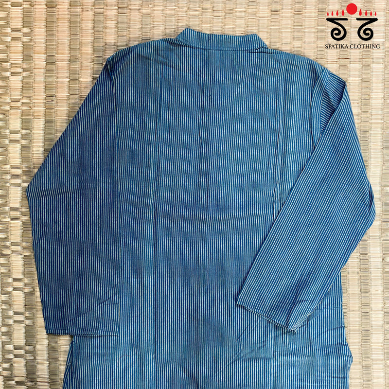 Men's Handwoven Cotton Long Kurta