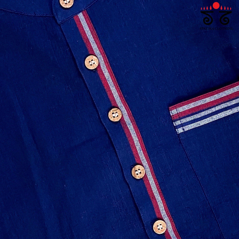 Men's Handwoven Cotton Long Kurta