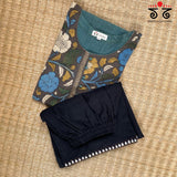 Pen Kalamkari Kurta Pants Co-Ordinates