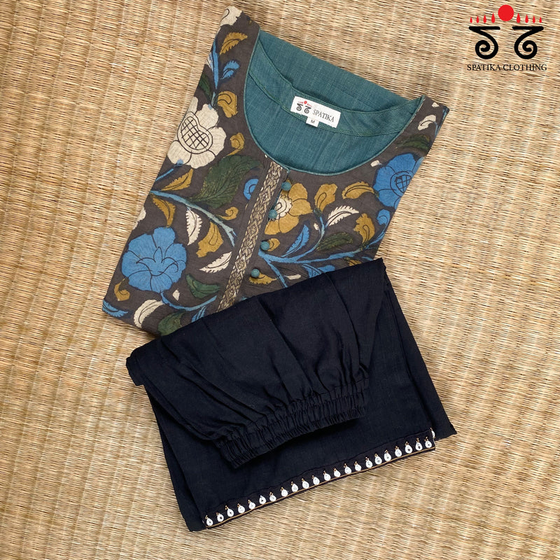 Pen Kalamkari Kurta Pants Co-Ordinates