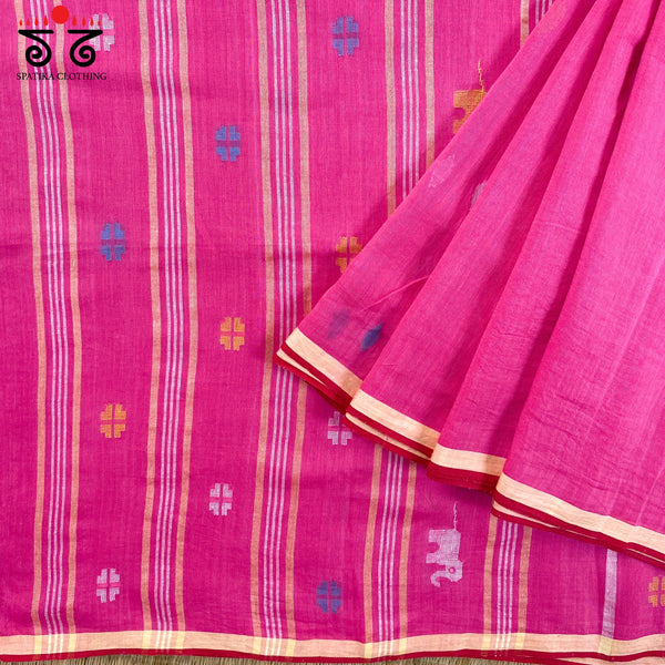 Jamdhani on Bengal Cotton Saree