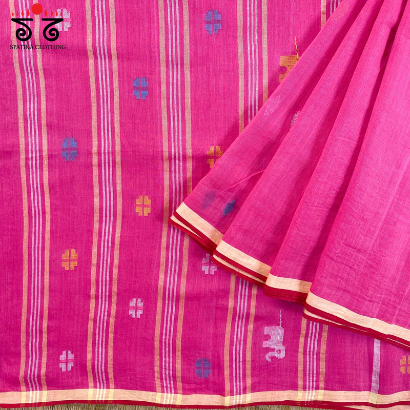 Jamdhani on Bengal Cotton Saree