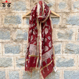 Pen kalamkari Chanderi Stole