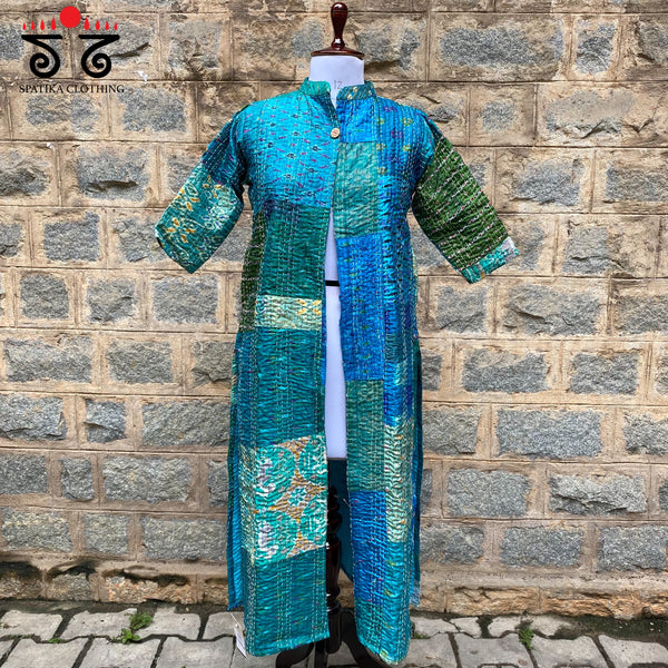 KANTHA & PATOLA QUILTED JACKET