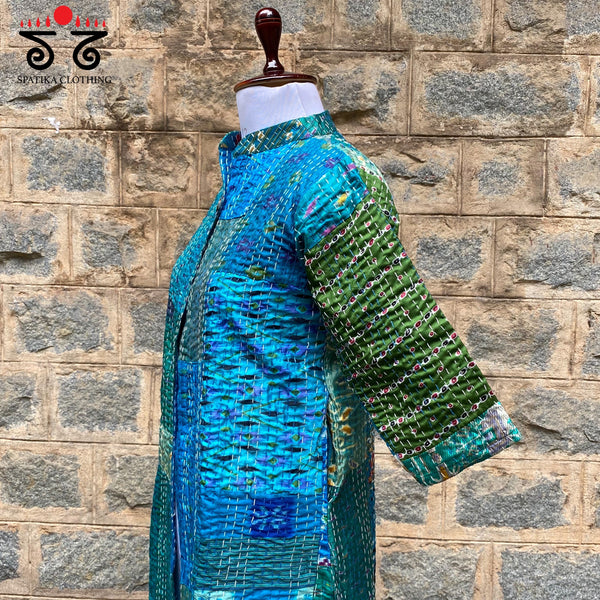 KANTHA & PATOLA QUILTED JACKET