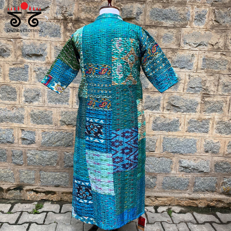 KANTHA & PATOLA QUILTED JACKET