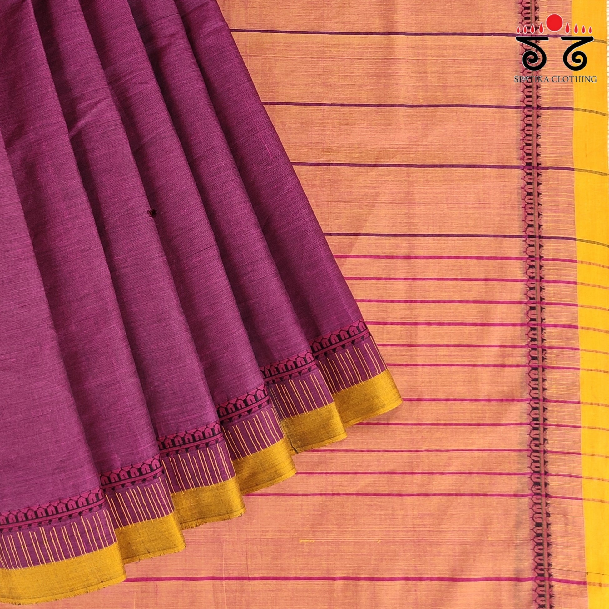 Andhra Handwoven Cotton Saree