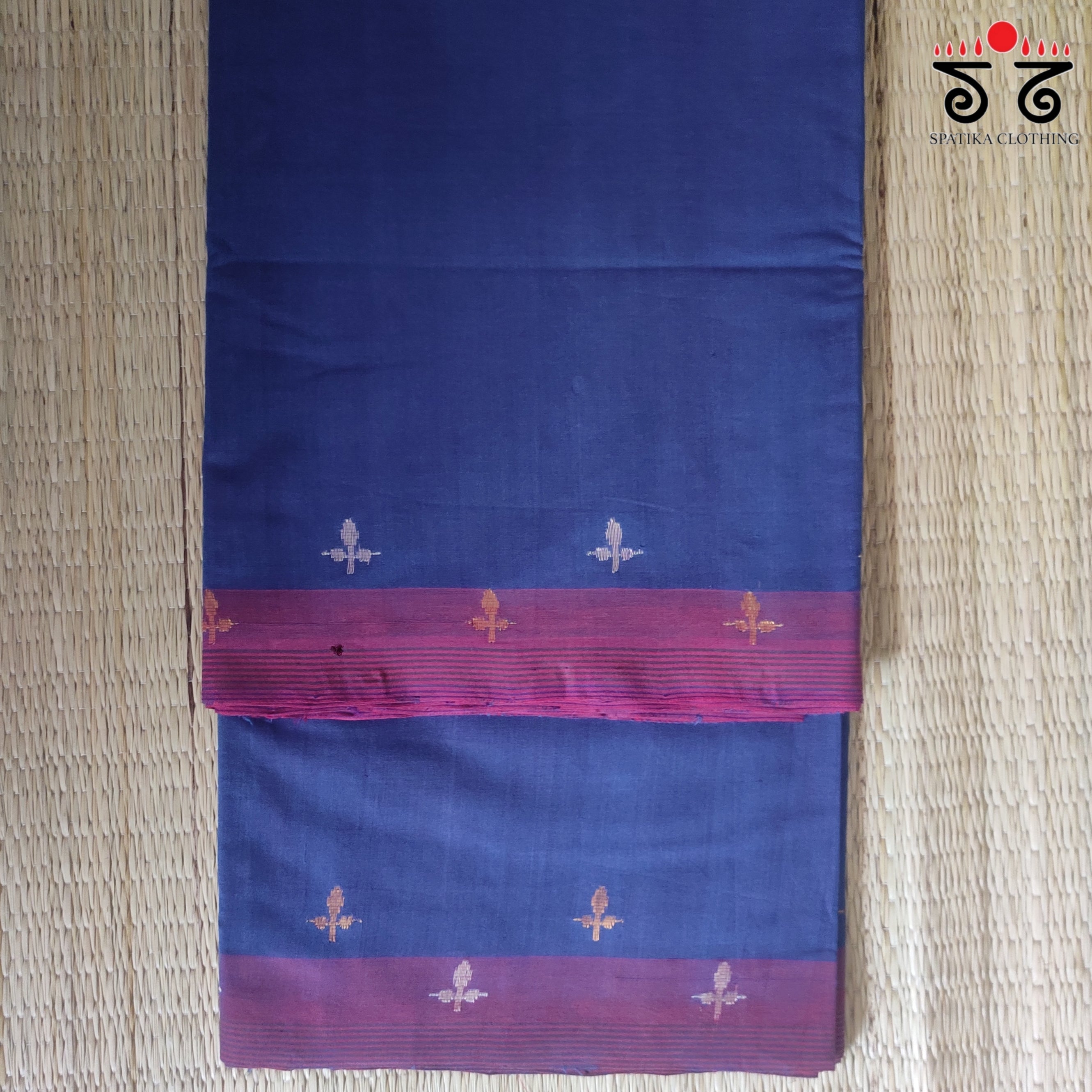 Jamdani Andhra Handwoven Cotton Saree