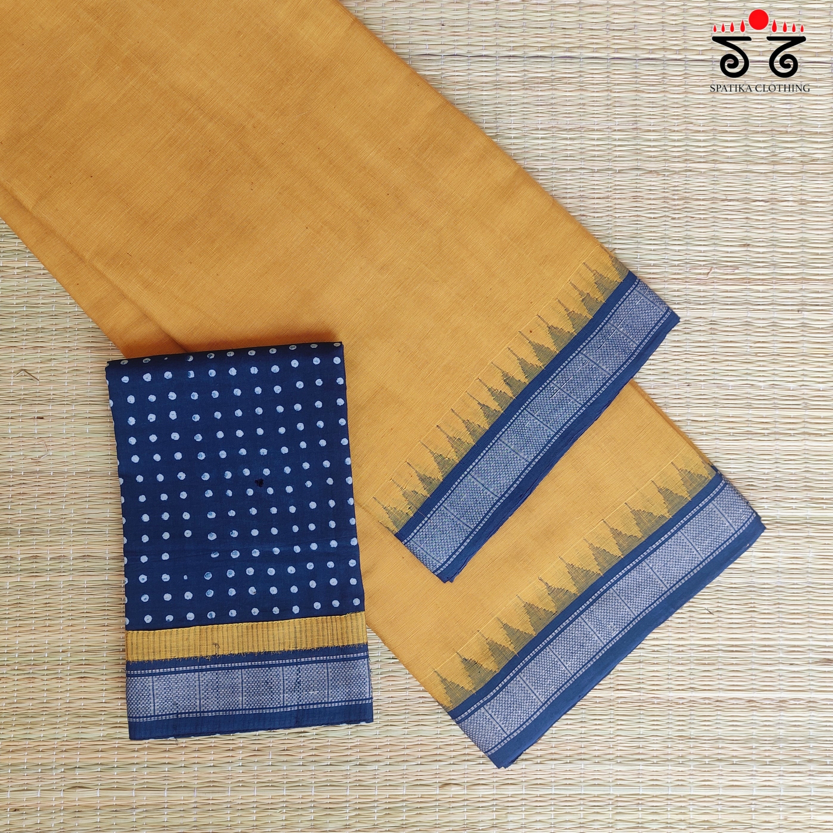 Ponduru Handspun Cotton Saree - Special Blouse